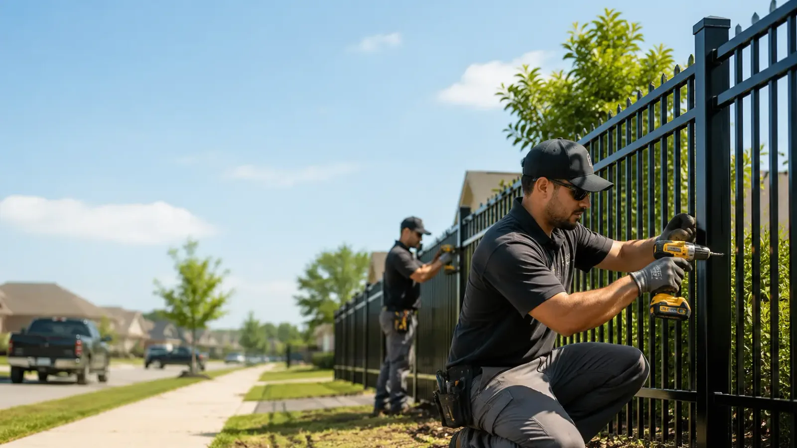 Metal Fence Installation in Dodson, TX